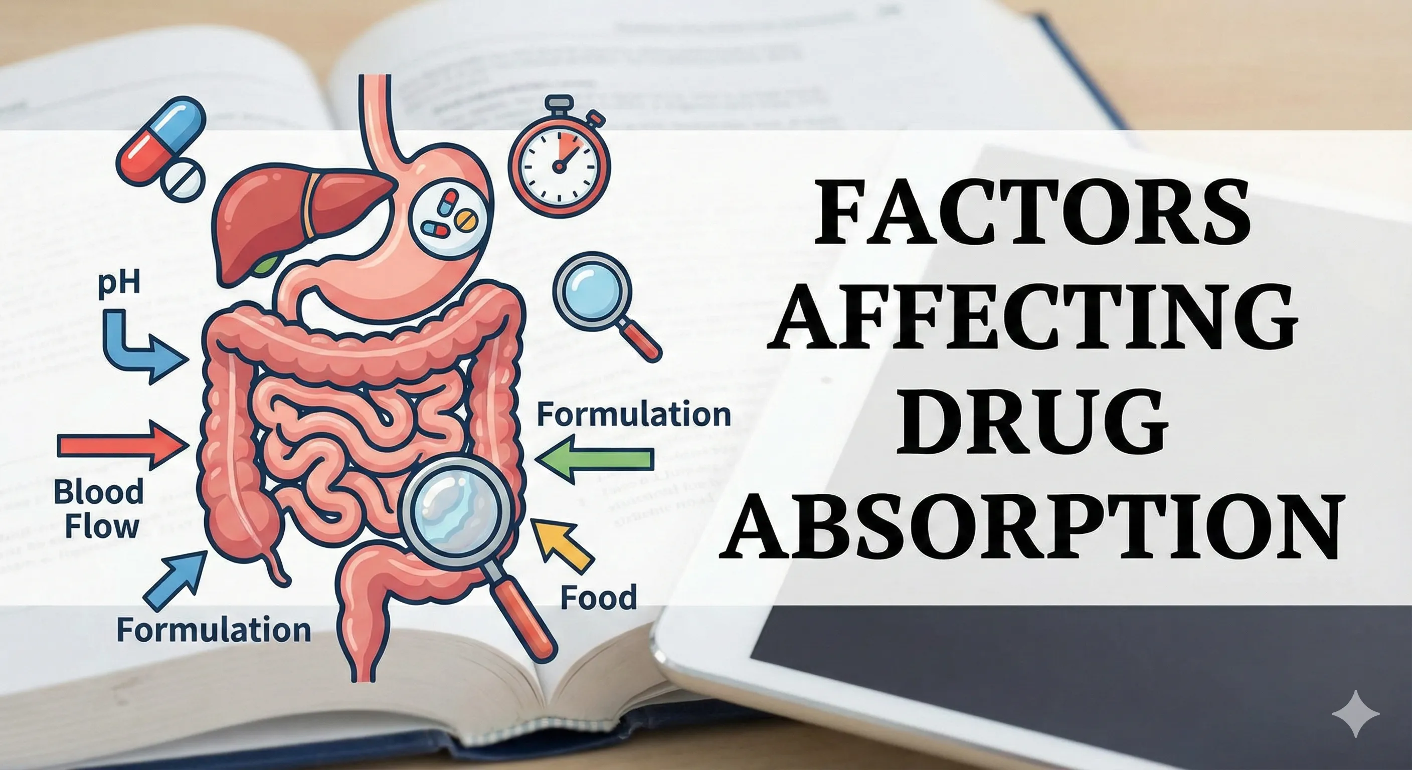 Factors affecting drug absorption